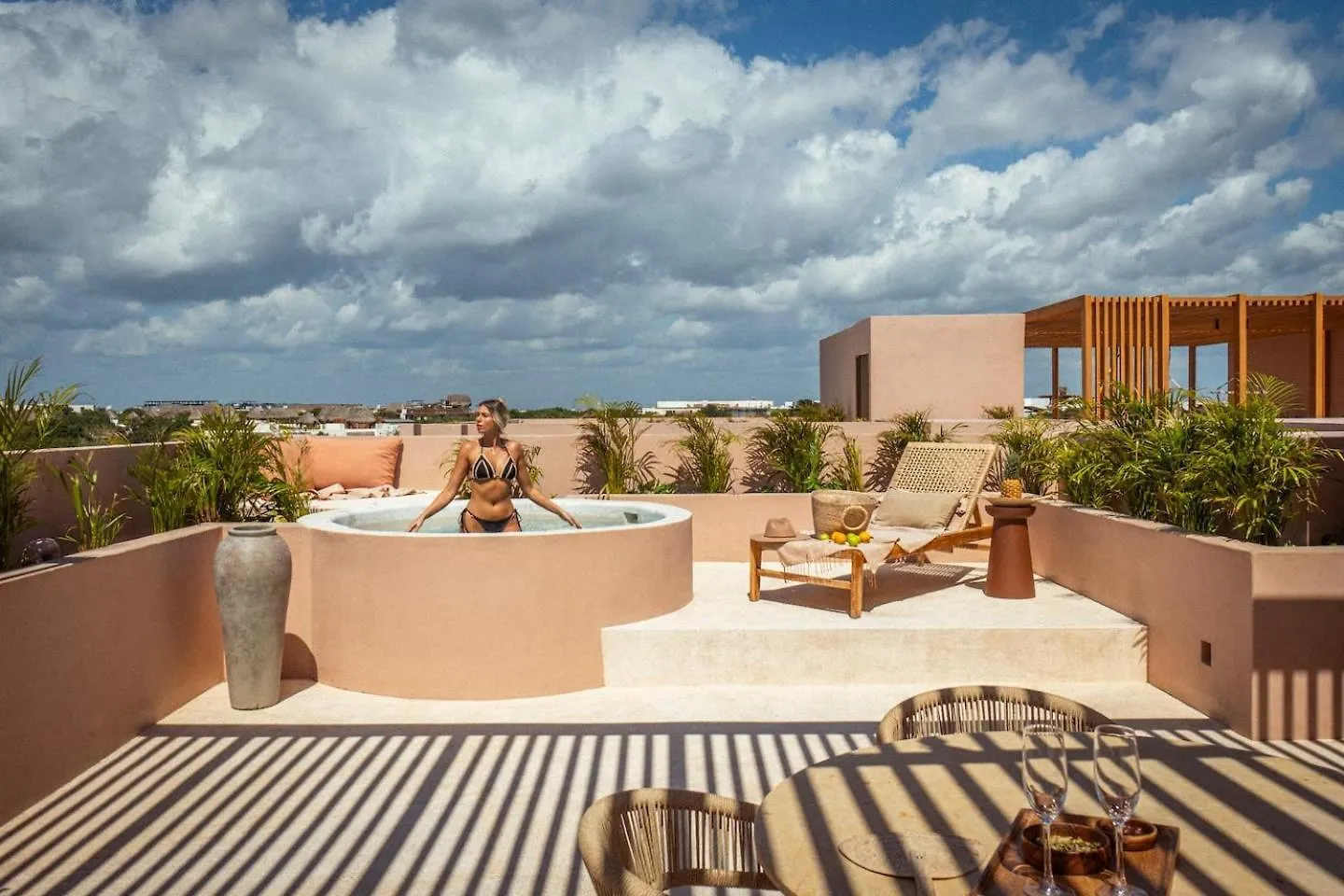 Apartment Aldea Zama Penthouse Private Rooftop Parking Tulum